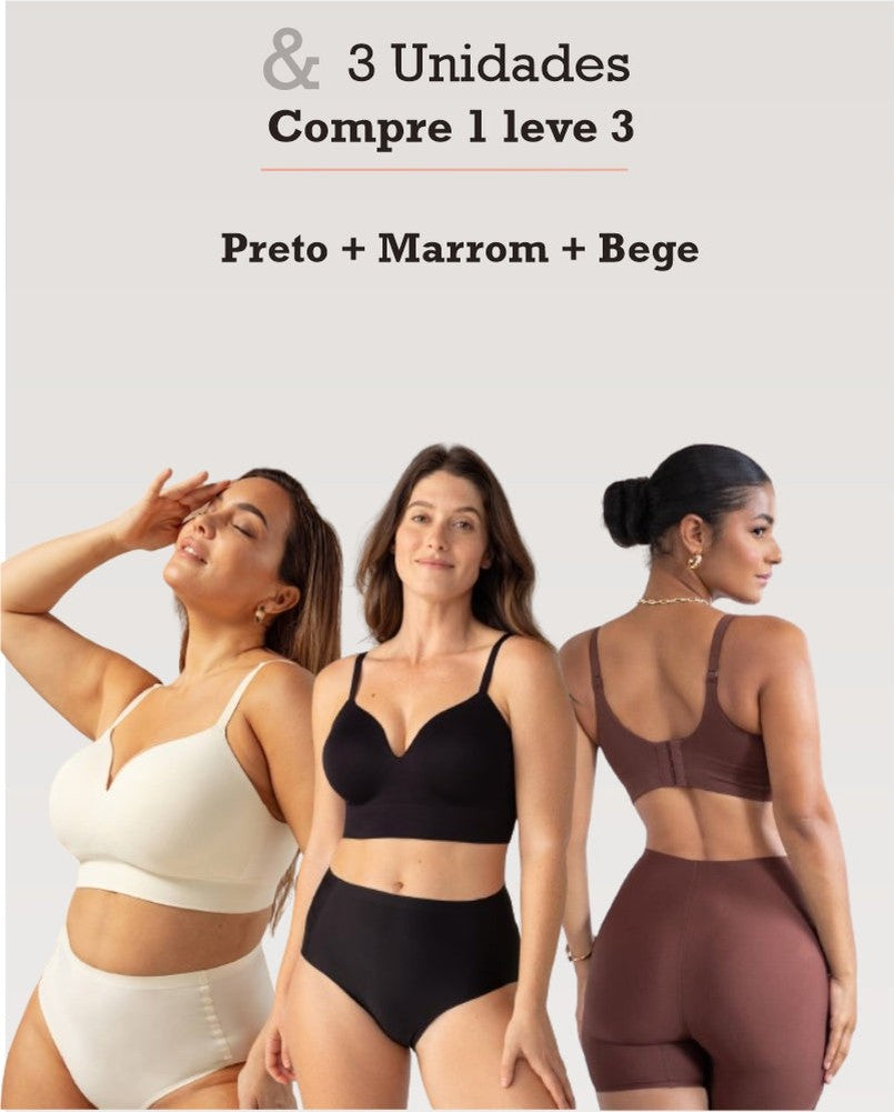 Kit 3 Sutiãs Modelador Libelle — Videtare