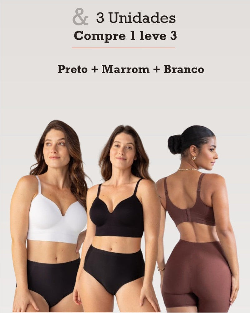 Kit 3 Sutiãs Modelador Libelle — Videtare