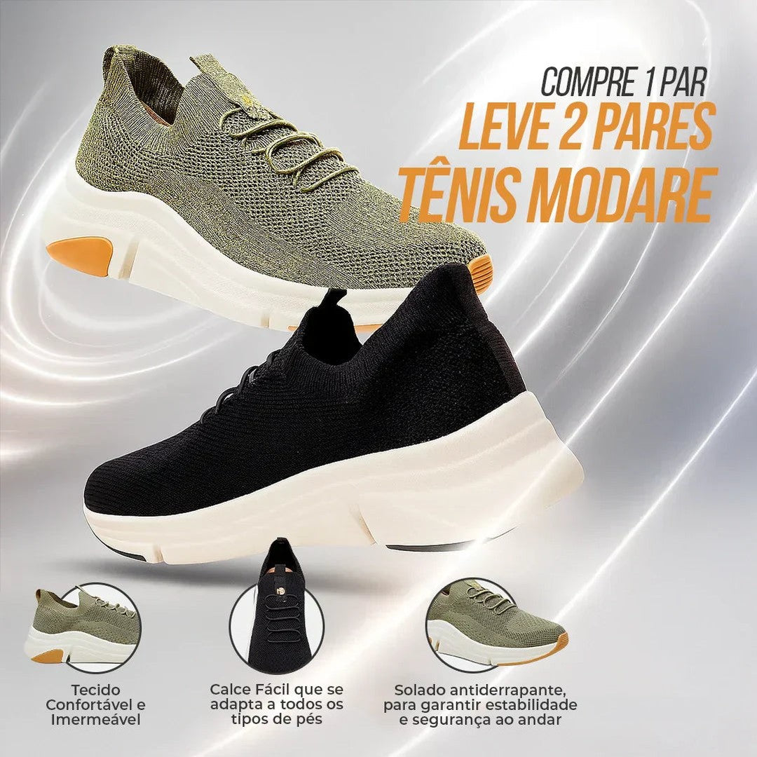 Kit 2 Tênis Ortopédico Modare 2026 — Videtare