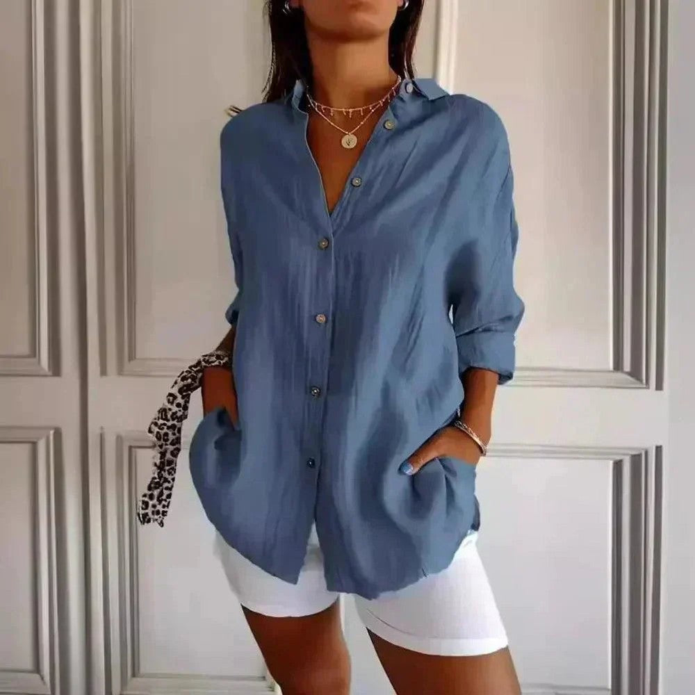 Kit 3 Camisas Ibiza em Linho de Algodão – Design Semi Plissado — Videtare