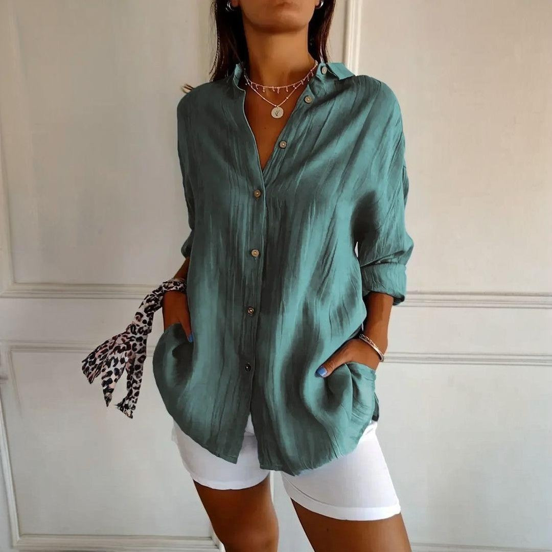 Kit 3 Camisas Ibiza em Linho de Algodão – Design Semi Plissado — Videtare