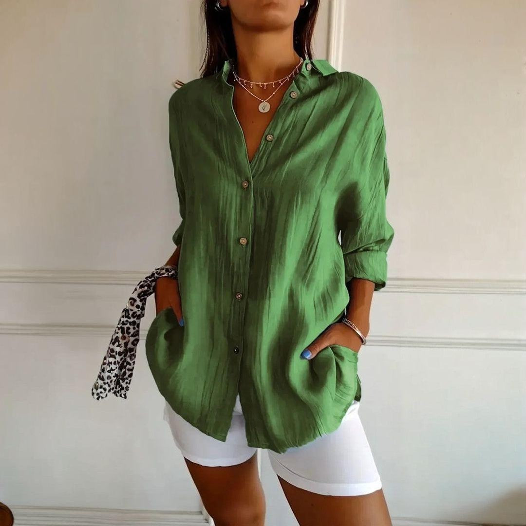 Kit 3 Camisas Ibiza em Linho de Algodão – Design Semi Plissado — Videtare