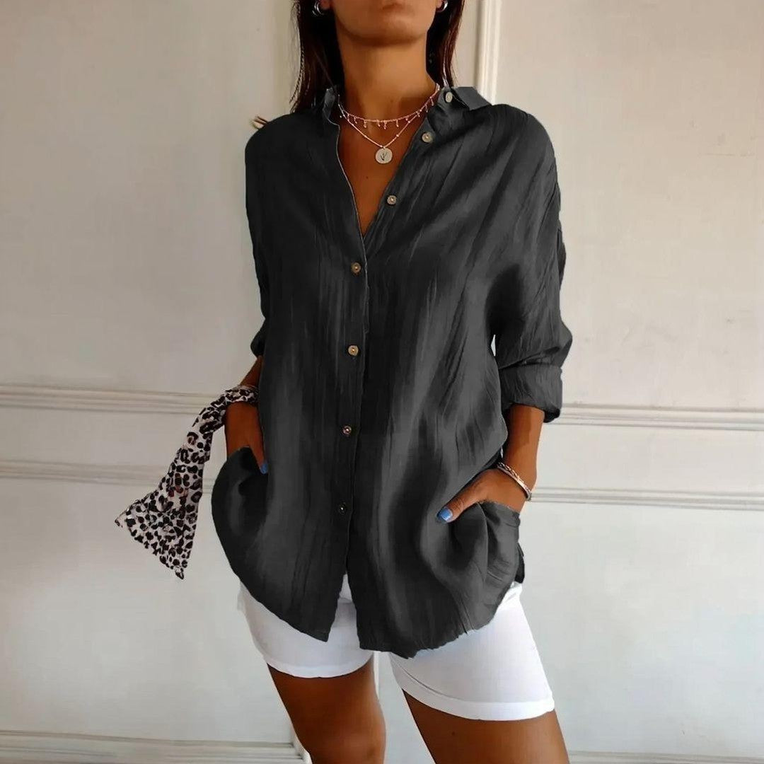 Kit 3 Camisas Ibiza em Linho de Algodão – Design Semi Plissado — Videtare