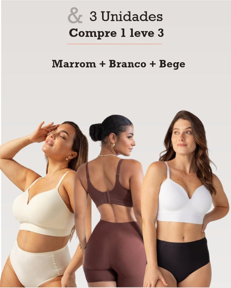 Kit 3 Sutiãs Modelador Libelle — Videtare