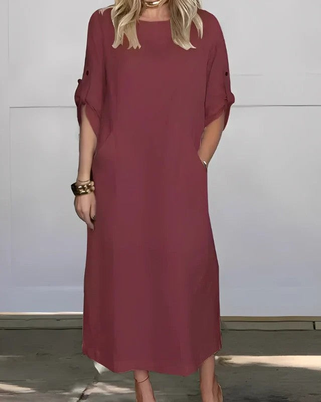 Vestido Casual Susan | Linho Puro - (Soltinho) — Videtare